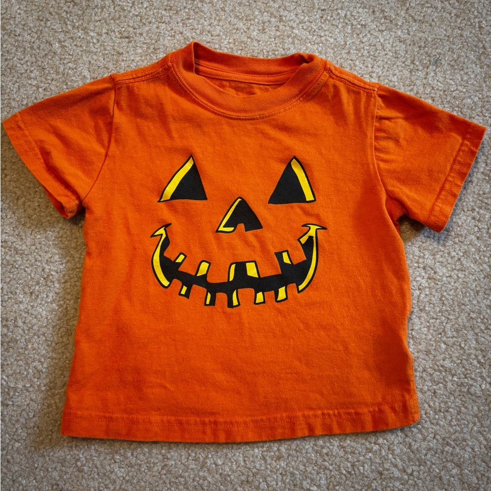 Pumpkin/Jack-o’-lantern Kids Shirt Size 18 Months